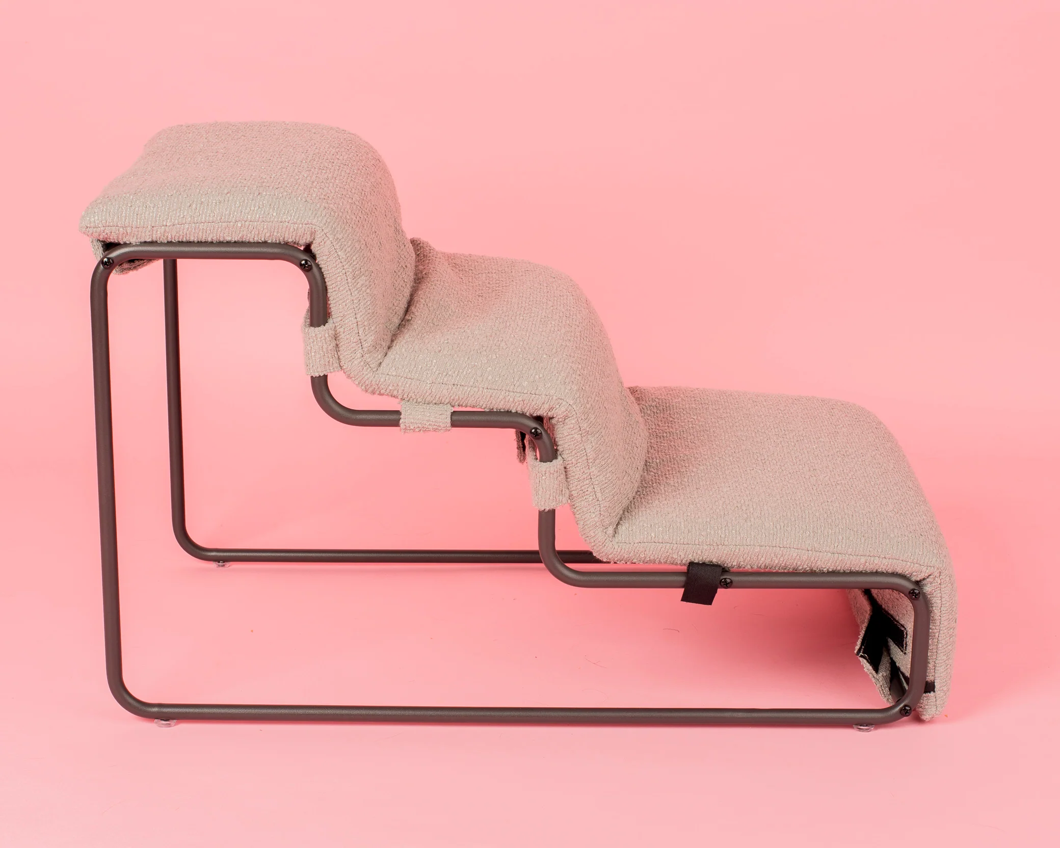 Pet Stairs for Cats & Dogs - Grey Boucle - Image 3